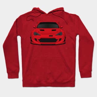 GT86 widebody Monaco-red Hoodie